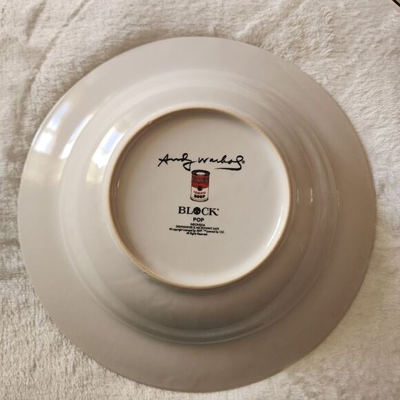 Block Andy Warhol Campbell's Tomato Soup Set of Two Soup/Salad Bowls - Picture 4 of 5